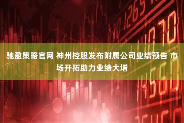 驰盈策略官网 神州控股发布附属公司业绩预告 市场开拓助力业绩大增