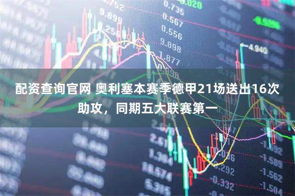 配资查询官网 奥利塞本赛季德甲21场送出16次助攻，同期五大联赛第一