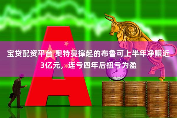 宝贷配资平台 奥特曼撑起的布鲁可上半年净赚近3亿元，连亏四年后扭亏为盈