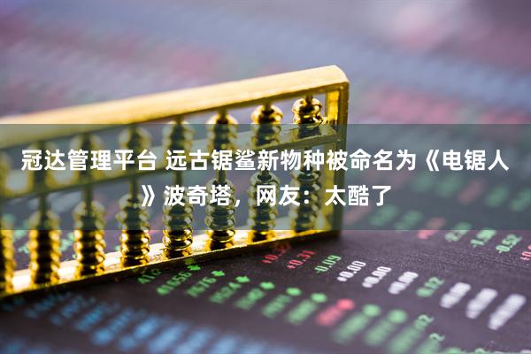 冠达管理平台 远古锯鲨新物种被命名为《电锯人》波奇塔，网友：太酷了